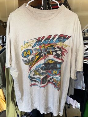 Van Halen Cream Racing Graphic Tee